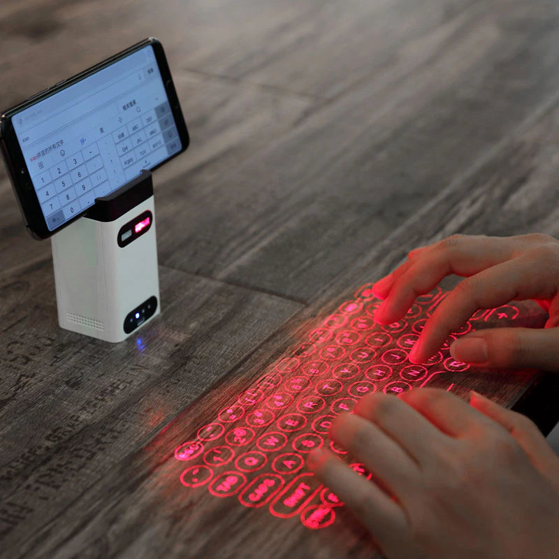 Mini Wireless Bluetooth Virtual Laser Keyboard Projection Keyboard for Iphone Android IOS Smartphone Multifunction Teclado Gamer